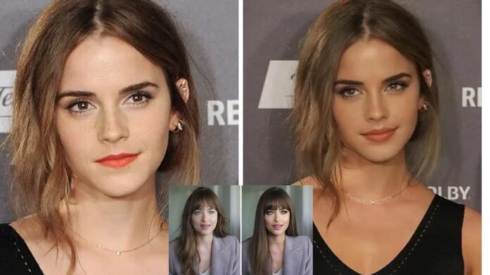 Celebrity Photo Editing Using Today's Influencer Beauty Standards by an Artist