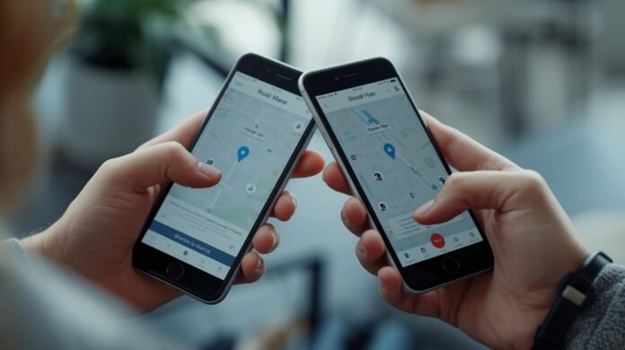 Share location between iPhone and Android